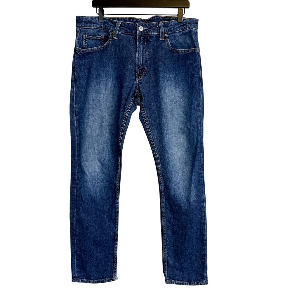 Bonobos Mens Slim Leg Jeans Cotton Lyocell Stretch Blue - 34x32 34W 32L